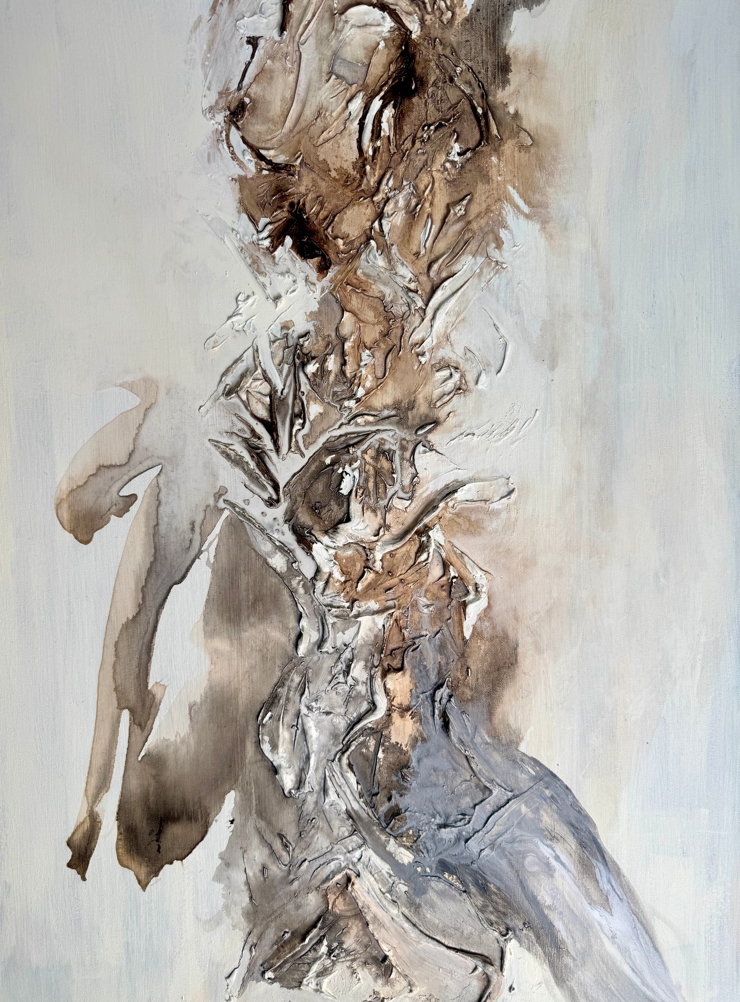 Praying Mantra - Original Painting by Markai